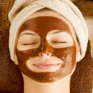 Maschera per il viso al cioccolato