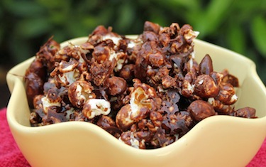 Pop corn con cioccolato