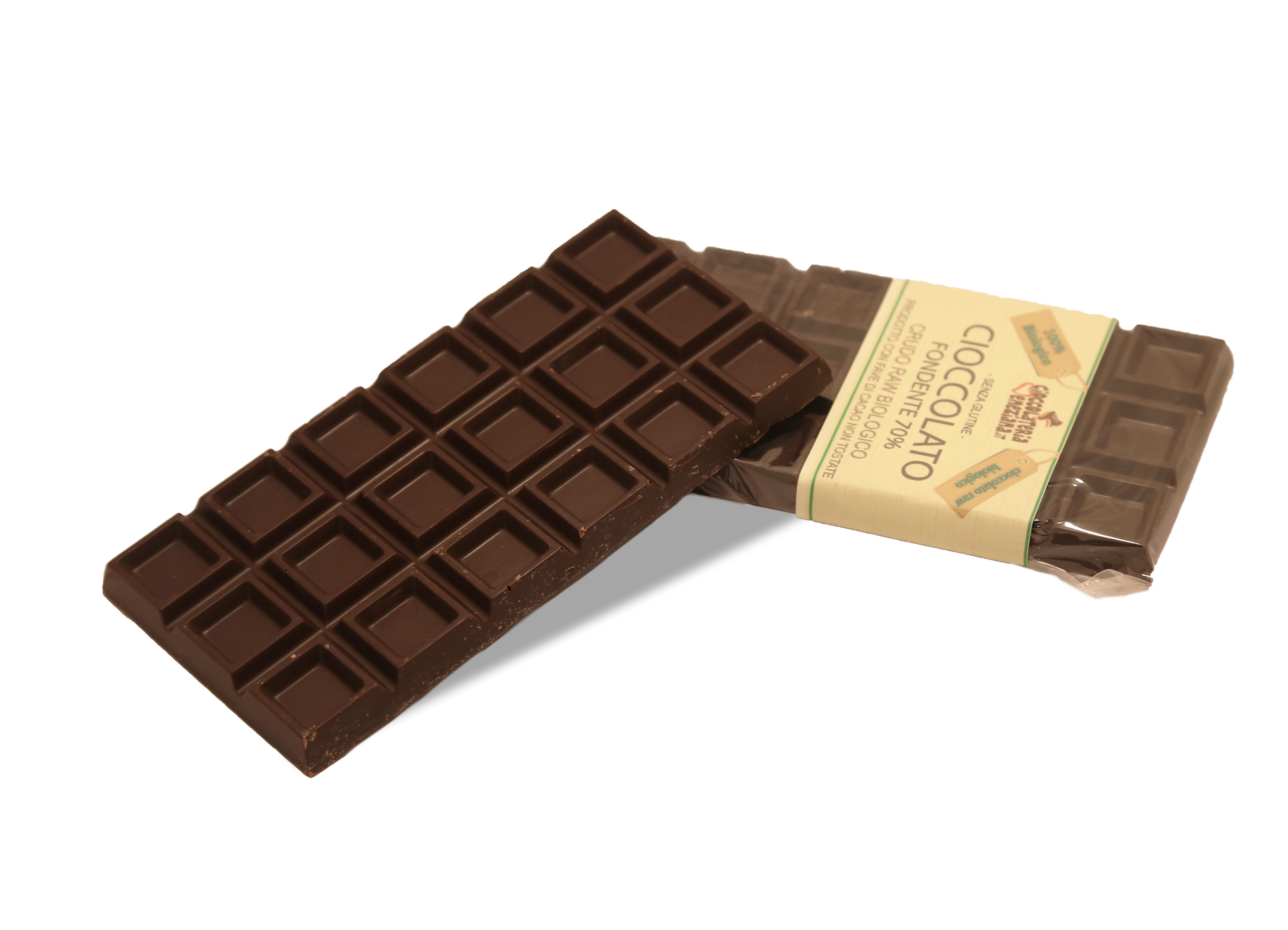 Tavoletta cioccolato fondente 70% crudo - raw - biologico ...